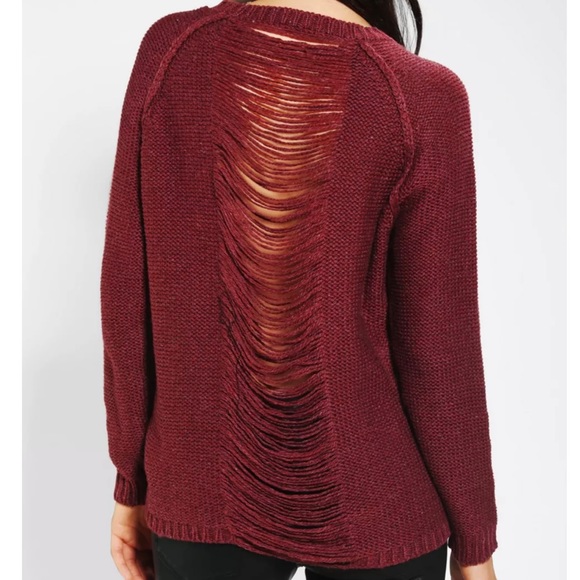 UO Sparkle & Fade Slit Pullover Sweater - Picture 4 of 7